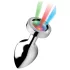 Booty Sparks - buttplug met LED-verlichting - medium - zilver