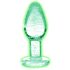 Booty Sparks - Buttplug - Glow in the dark - Glas - Transparant - Maat L