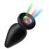 Booty Sparks - Silicone Light-Up Anaalplug (zwart)