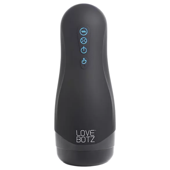 Lovebotz - automatische zuigmasturbator - waterdicht, trilfunctie - zwart