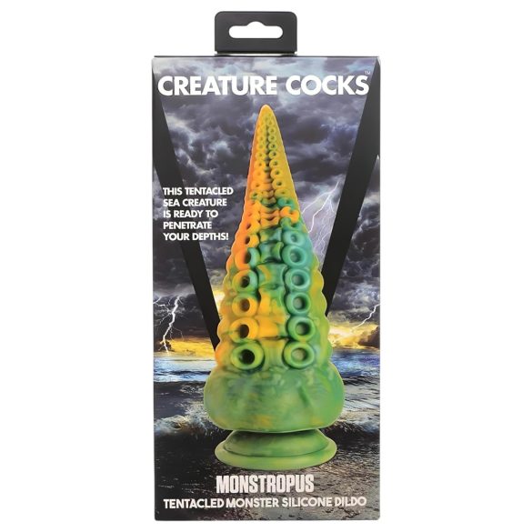 Creature Cocks Monstropus - dildo - 22 cm - geel