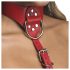 Strak - halsband harnas (rood) - M/L