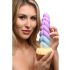 Creature Cocks Mystique - dildo unicorn - 21 cm - paars geel