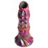 Creature Cocks Larva - ovipositor dildo - alien - siliconen - regenboog