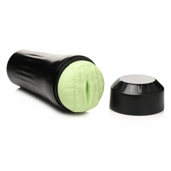 Creature Cocks Raptor - reptiel kunstvagina in hoes (zwart-groen)