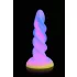 Creature Cocks Moon Rider - oplichtende eenhoorn dildo - siliconen - paars roze