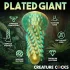 Creature Cocks Stegosaurus - dildo - siliconen - 20cm - groen