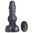 XR Brands Cyborg cock - stotende robot vibrator - afstandsbediening - zilver