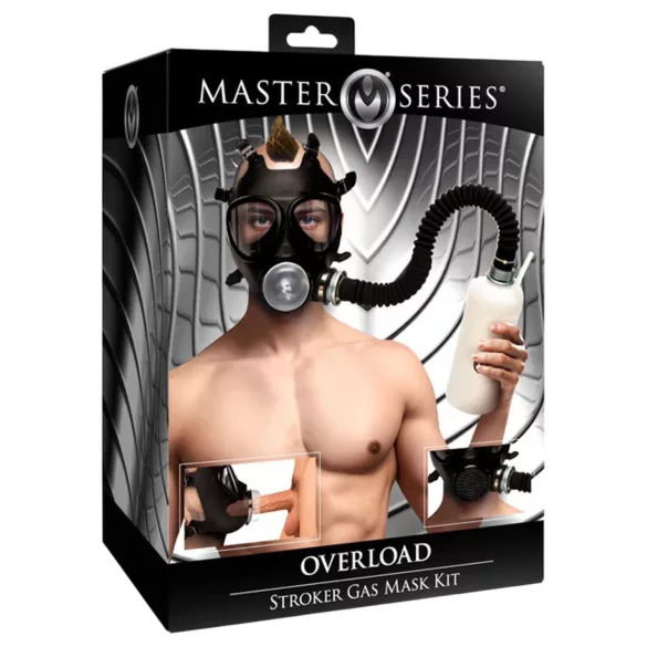 XR Brands - 2in1 zuigmasker en aroma-inhalator - zwart