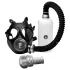 XR Brands - 2in1 zuigmasker en aroma-inhalator - zwart