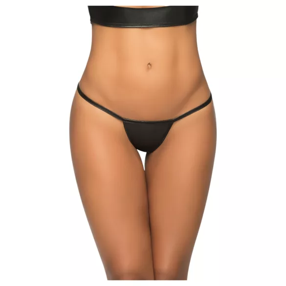 Mapalé - micro string slip - glanzend - zwart - M/L