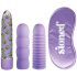 Stoner Bonga Bunga - paarse vibratorset (4-delig)