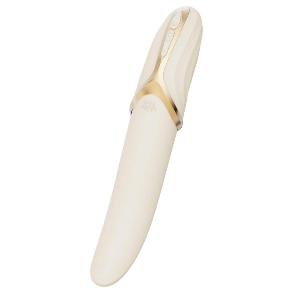 Zalo Eve - oplaadbare, verwarmde roterende vibrator (wit)