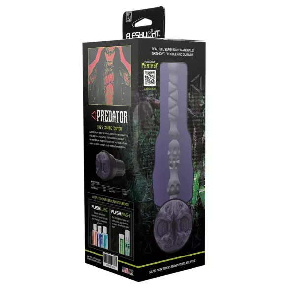 Fleshlight Fantasy Predator - fantasie kunstvagina‑masturbator (paars)