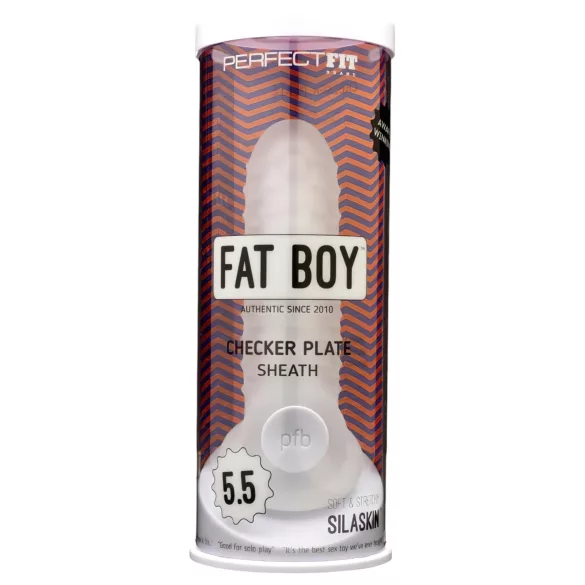 Perfect Fit - Fat Boy Checker Box - penishuls (15 cm, wit)