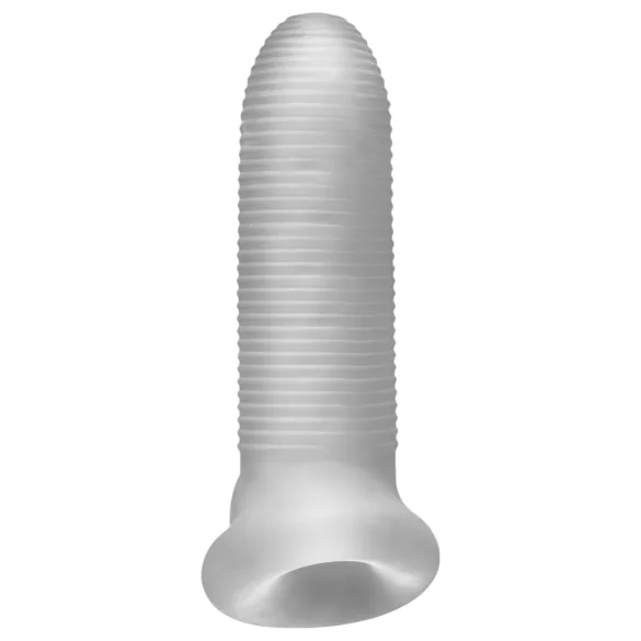Perfect Fit - Fat Boy Micro Ribbed - penishuls (15 cm, wit)