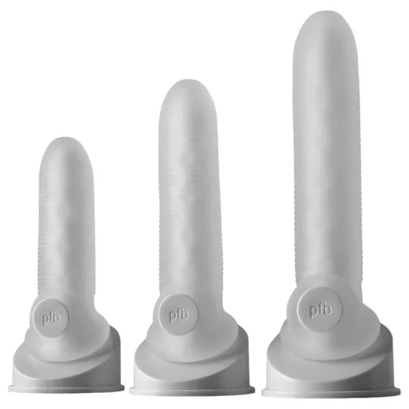 Perfect Fit - Fat Boy Micro Ribbed - penishuls (15 cm, wit)