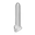 Perfect Fit - Fat Boy Micro Ribbed - penismantel (19 cm, wit)