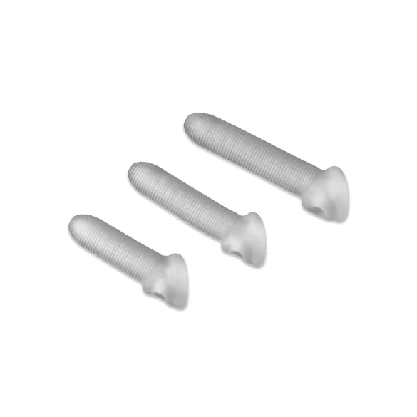 Perfect Fit - Fat Boy Micro Ribbed - penismantel (19 cm, wit)
