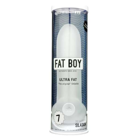 Perfect Fit - Fat Boy Original Ultra Fat - penismouw (19 cm, wit)