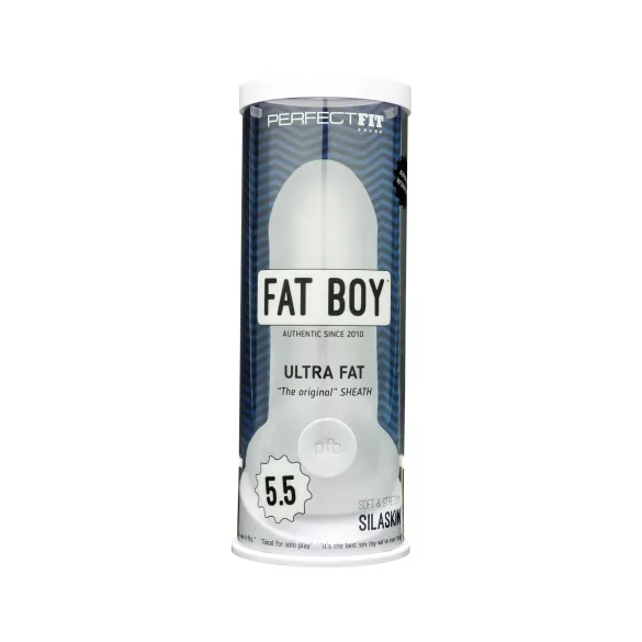 Perfect Fit - Fat Boy Original Ultra Fat - penisomhulsel (15 cm, wit)