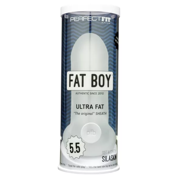 Perfect Fit - Fat Boy Original Ultra Fat - penisomhulsel (15 cm, wit)