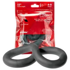 Perfect Fit Ultra Wrap 12 - dikke zwarte penisring (30cm)
