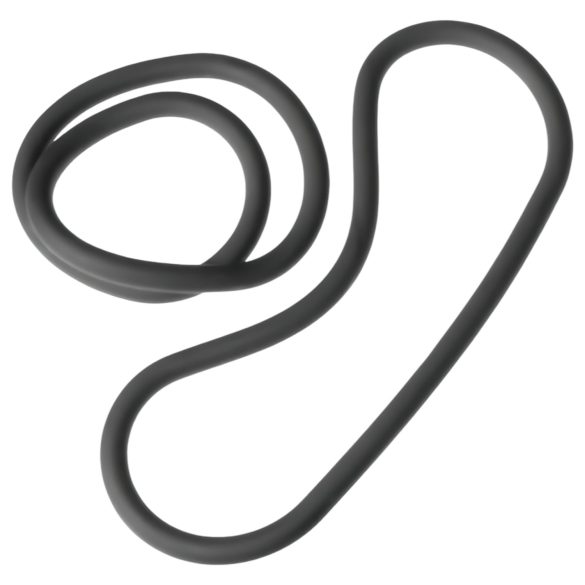 Perfect Fit Slim Wrap 12 - slanke zwarte penisring (30 cm)