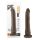 Dr. Skin 8,5 - realistisch zuignap dildo - bruin (20,5cm)