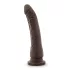 Dr. Skin 8,5 - levensechte dildo met zuignap (bruin, 20,5 cm)