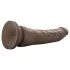 Dr. Skin 8,5 - levensechte dildo met zuignap (bruin, 20,5 cm)