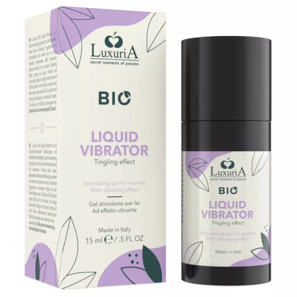 Intimateline Luxuria BIO - vloeibare vibratorgel voor vrouwen (15 ml)