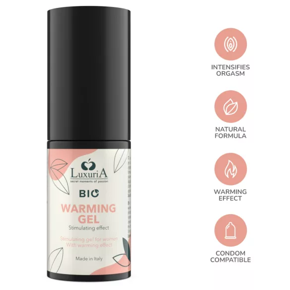 Intimateline Luxuria BIO - verwarmende stimulerende gel voor vrouwen (30 ml)
