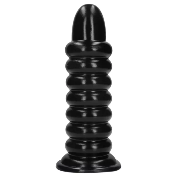 Ouch! Spiral Force - gedraaide anaalkraal (zwart) - 23,5 cm