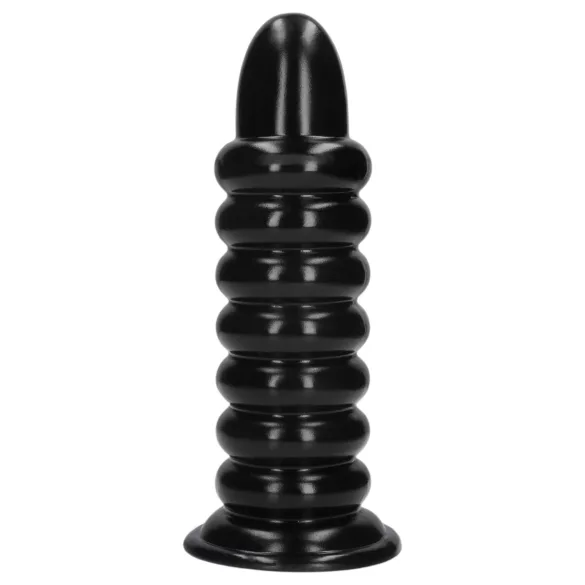 Ouch! Spiral Force - gedraaide anaalkraal (zwart) - 23,5 cm