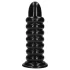 Ouch! Spiral Force - gedraaide anaalkraal (zwart) - 23,5 cm
