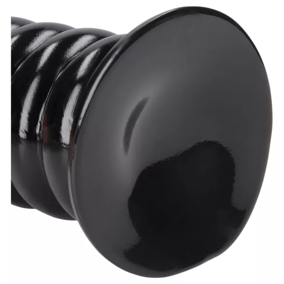 Ouch! Spiral Force - gedraaide anaalkraal (zwart) - 23,5 cm