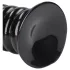 Ouch! Spiral Force - gedraaide anaalkraal (zwart) - 23,5 cm