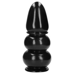 Ouch! Ultra Collosus - extra grote buttplug (zwart) - 33 cm