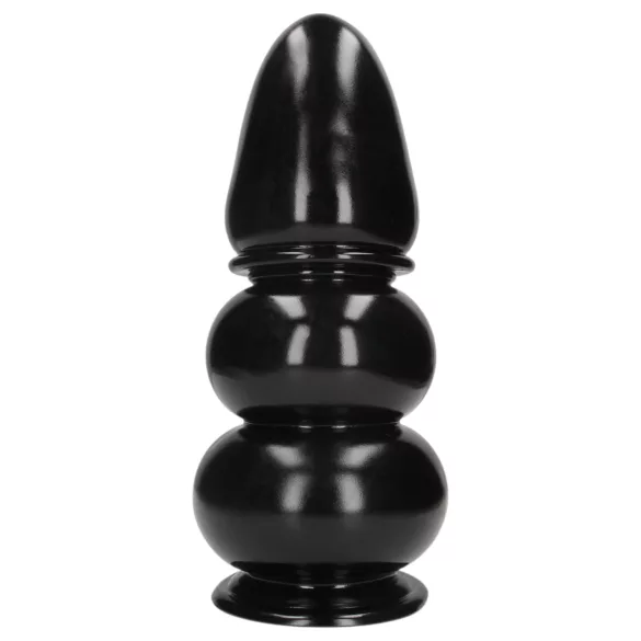 Ouch! Ultra Collosus - extra grote buttplug (zwart) - 33 cm