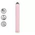 Loveline - rechte glazen vibrator (roze)