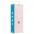 Loveline - rechte glazen vibrator (roze)
