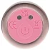 Loveline - rechte glazen vibrator (roze)