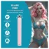 Loveline - rechte glazen vibrator (roze)