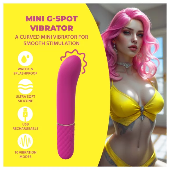 Loveline - mini G-punt vibrator (roze)