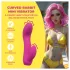 Loveline - gebogen konijnen mini-vibrator (roze)