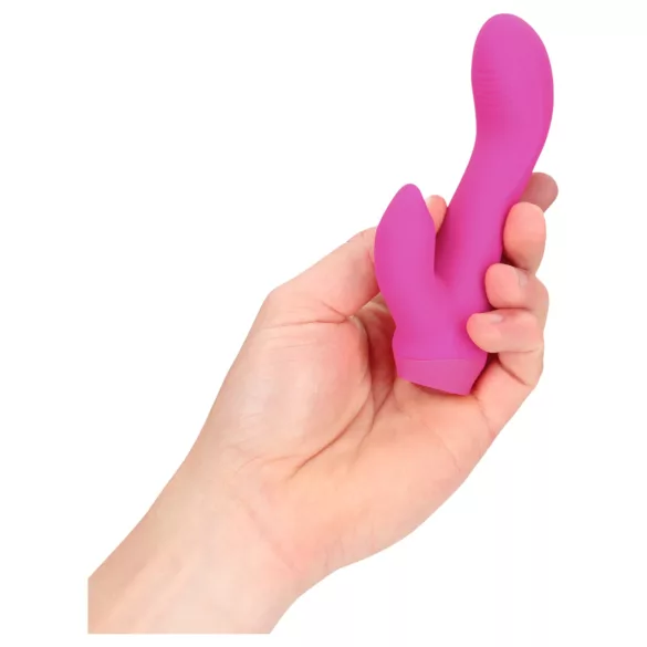 Loveline - gebogen konijnen mini-vibrator (roze)