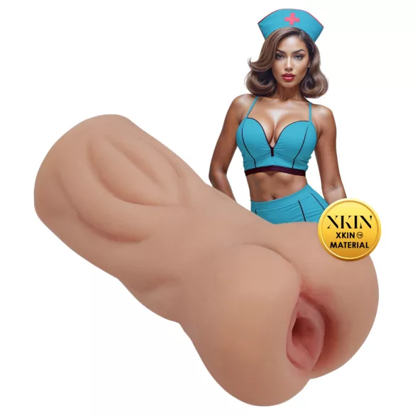 XKIN Naughty Nurse Trixie - levensechte kunstvagina masturbator (naturel)