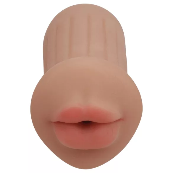 XKIN - kunstmond-masturbator - S (donker naturaalkleurig)