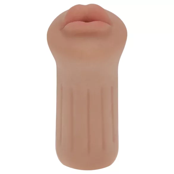 XKIN - kunstmond-masturbator - S (donker naturaalkleurig)